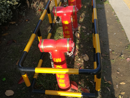 室外消防接合器安装及保护