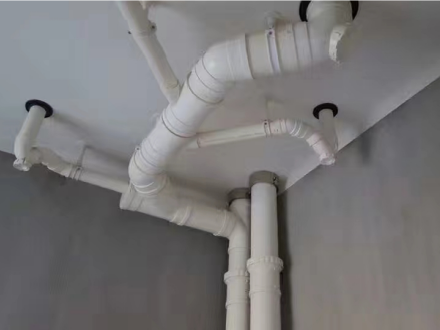 排水管安装装饰圈和阻火圈